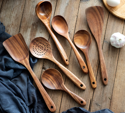 MUNCH. Teak Spoon Set